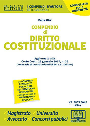 Compendio di diritto costituzionale Compendio di diritto costituzionale