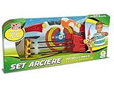Teorema Giocattoli 66647 Bogen und Pfeile für Kinder, Bogenschießset Spielzeug, Saugnapfpfeile, Pfeilhalter und Zielscheibe, Bogenschützen-Set