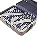 BAGAIL 6 Set Packing Cubes,Travel Luggage Packing Organizers(5set+Laundry bag Navy dot)