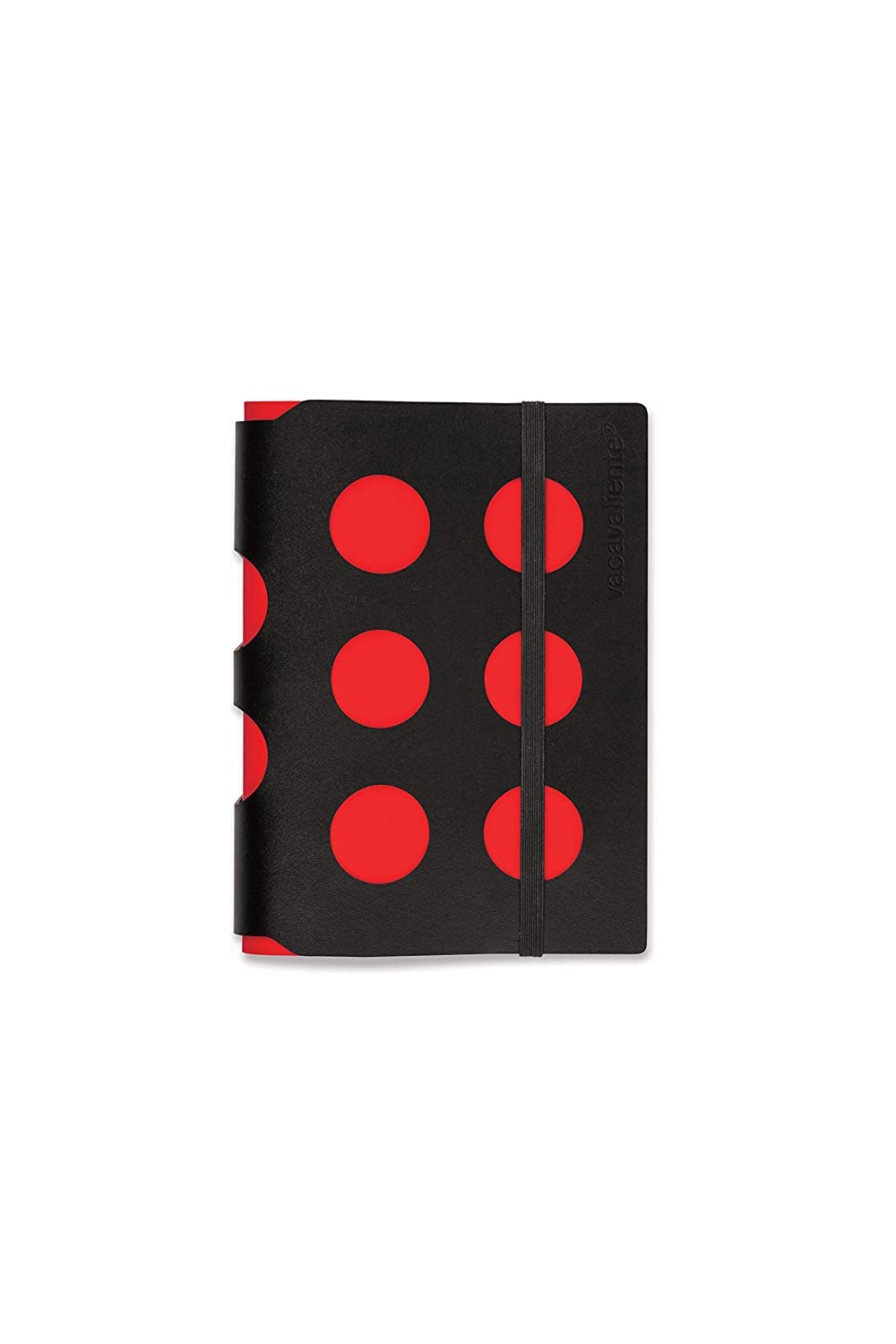 Vacavaliente Notebook Recycled Leather Red