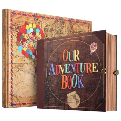 Our Adventure Book Retro Scrapbook Album Cover