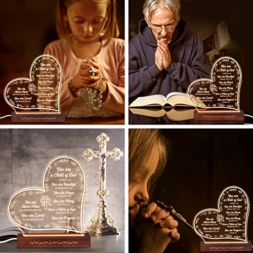 Christian Encouragement Gifts For Women & Friends, Dimmable Night Light, You Are Beautiful, Inspirational Gifts For Daughter & Bestie, Religious Gifts For Women & Kids #TOP6