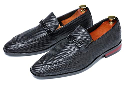 Mens Loafer Slip On Driving Shoes Soft Penny Loafers Classy Formal Patent Leather Dress Shoes3