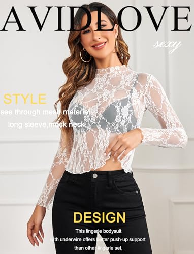 La mejor comparación de Blusa transparente encaje los mejores 10. 5 Imagen adicional