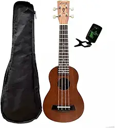 Ukulele Soprano Seven Suk-m Mahogany C/Capa e Afinador