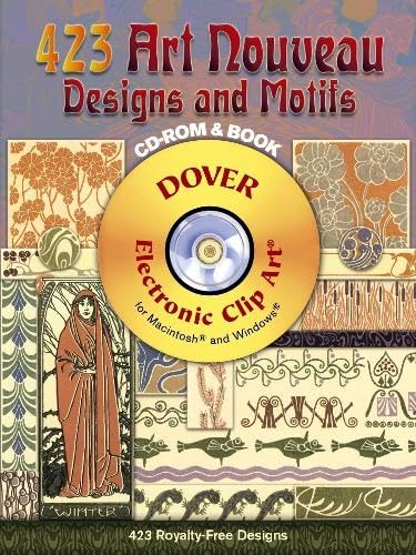 423 Art Nouveau Designs Ornements Vectoriels Illustrations SVG