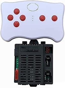 Amazon.com: wellye RX43 (RX23) 12V Kids Powered Ride on car 2.4G ...