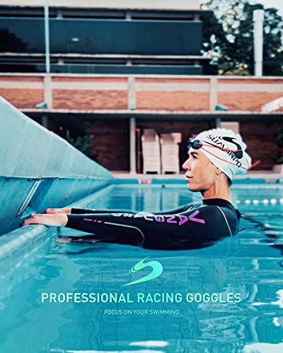 Image of SUMARPO Swim Goggles for Men Women, Anti-Fog Clear No Leaking Swimming Goggles for Adults