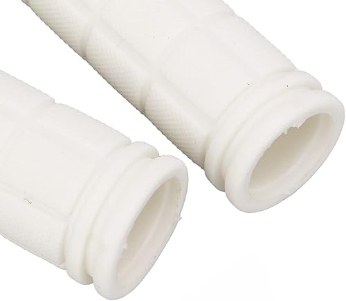 Miniatura 5 de Empuñadura de manillar, 1 par de empuñaduras de goma antideslizantes para manillar Mountain Road Urban (blanco)