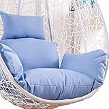  Lvhan Hängesessel Kissen - Hängeschaukel Kissen,Schaukel Sessel Kissen,Wasserdicht Ruhekissen Sitzkissen Pad für Hängekorb Schaukel（Ohne Schaukel）