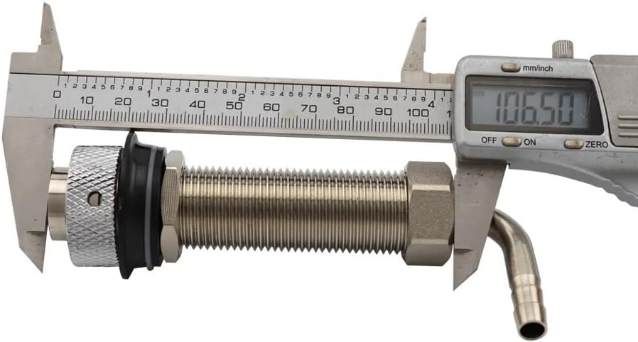 Faucet G5/8 handle with nut tail elbow kit, used for faucet distributor threaded handle assembly(130mm long shank)