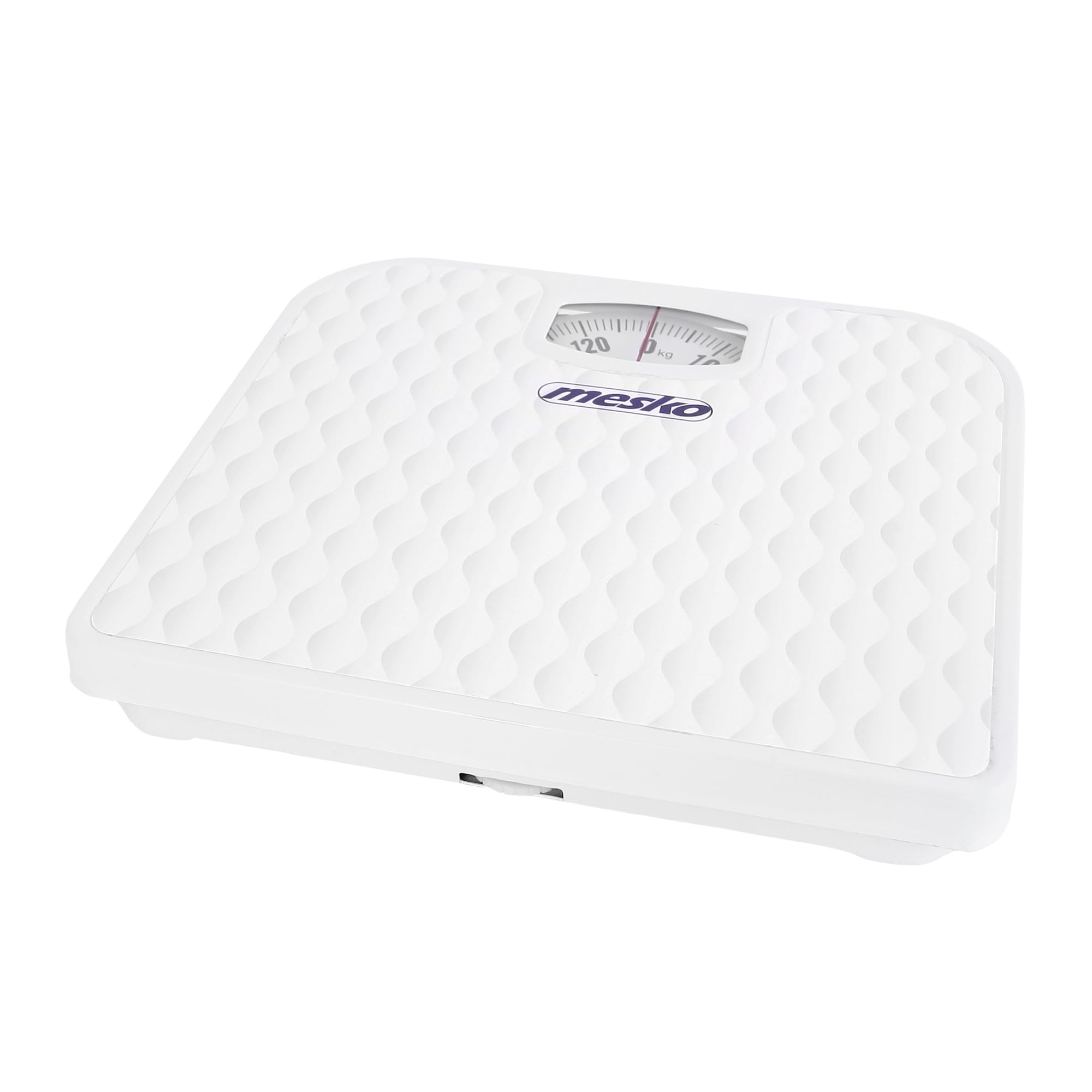 Mesko MS8160 Bilancia Pesapersone Meccanica, Pesapersone Analogica Alta Precisione, Capacità di Peso 130kg, Superficie Antiscivolo, Non Digitale, Facile da Usare, senza Batterie