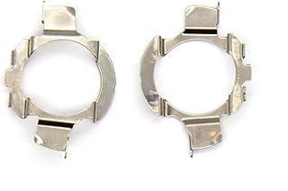 Koyoso LED Bulbs Adapter H7 Holde Adaptor - 2 Doors (Silver)