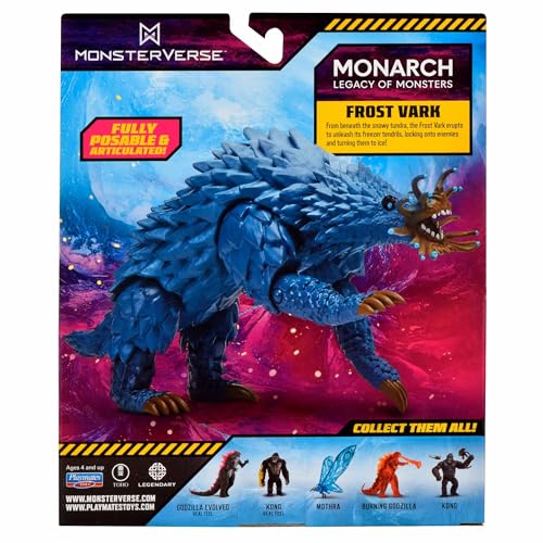 MonsterVerse Monarch Official Frost Vark 5-Inch Action Figure, Series-Inspired Kaiju Titan from Godzilla x Kong Universe - Image 3