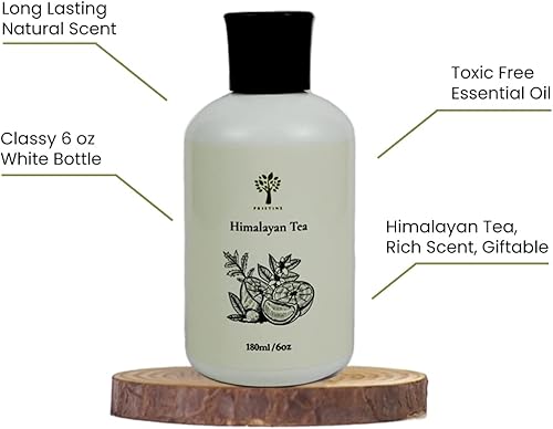 Miniatura 4 de PRISTINE Difusor de aroma inspirado en el Himalayan TeaWestin Hotel con varilla de caña gratis Difusores de varillas de fragancia fresca de