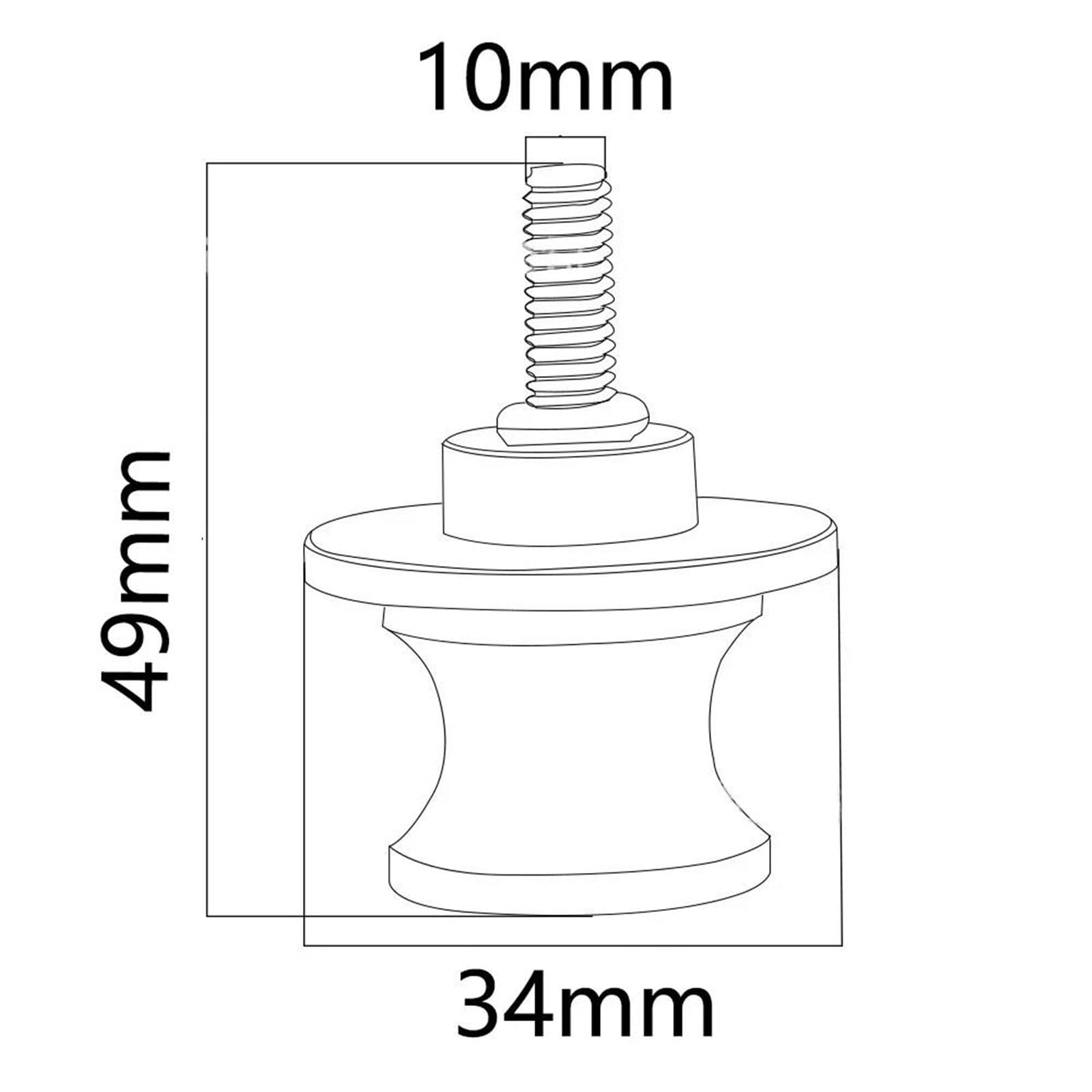 Für Husqvarna 701 Supermoto 701Supermoto 2024 2025 Schwinge Spool Slider Stand Schrauben 10MM Motorrad Zubehör