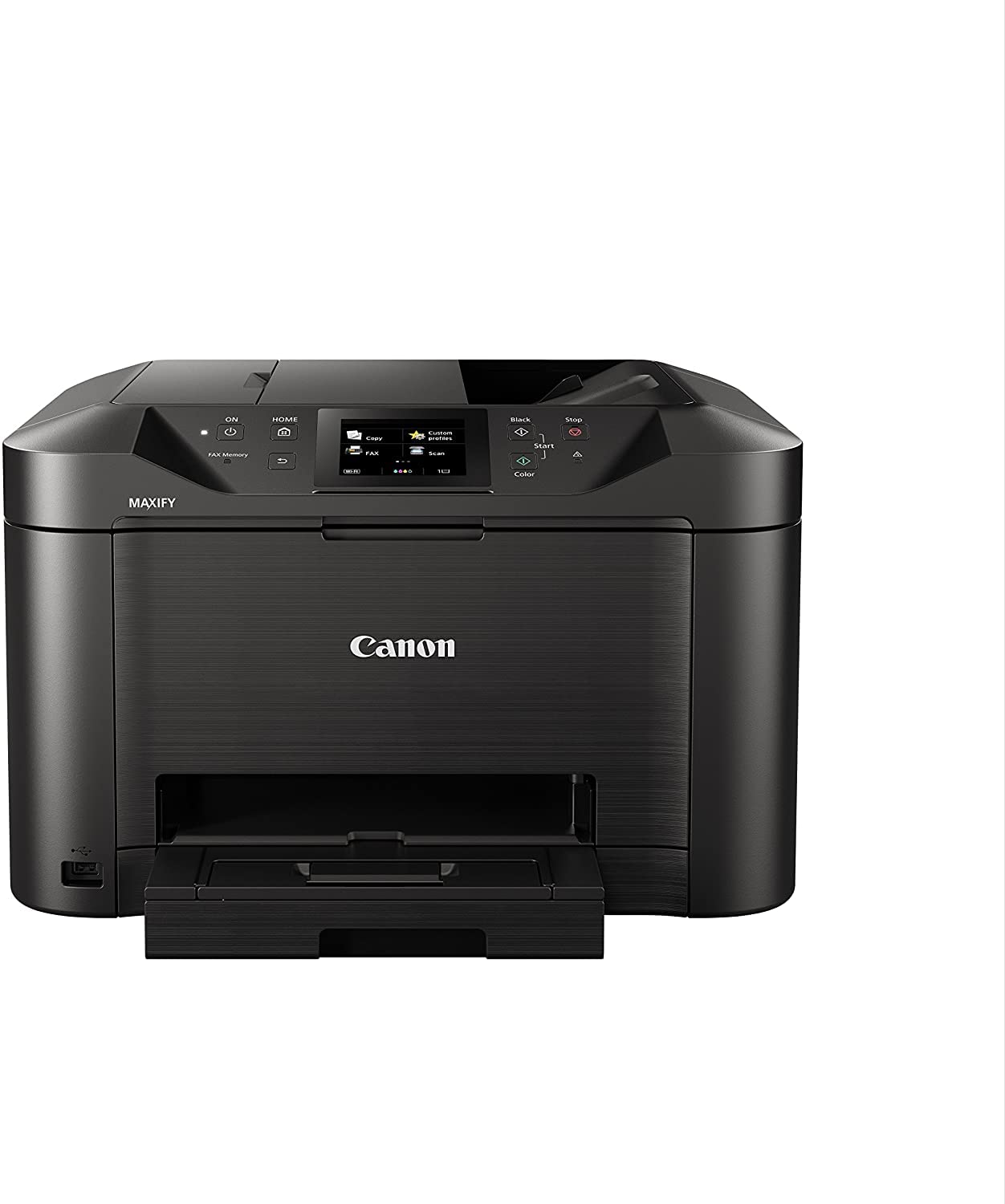 Canon Maxify Mb5150 Stampante Inkjet Multifunzione 4-1 Wireless, Touch Screen Da 8.8 Cm, 250 Fogli Di Capacità Alimentatore D-Adf