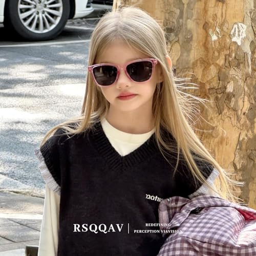 Image of Kids Polarized Sunglasses for Girls Boys UV400 Protection Classic Fashion sun Glasses Lightweight Material Age 3-10