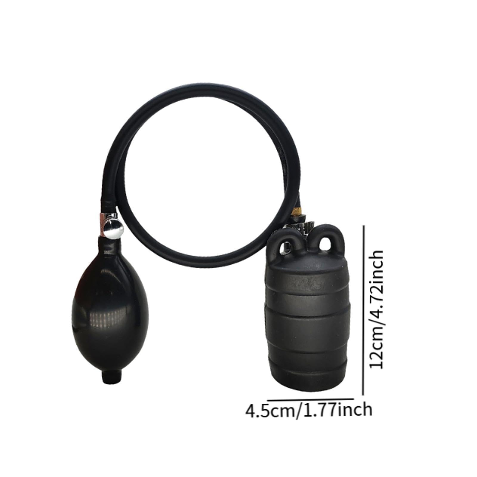 Gralara Tappo di Tubo Gonfiabile in Gomma Premium Pratico Efficace, Facile da Usare, Riparazione, Test Idraulico, con Sfera Gonfiabile a Mano, Dn50