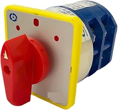 Motor Reversing 3 position Manual changeover switch 40A 690V 2 phases rotary switch knob commutateur rotatif LW5D-40/2 LW5