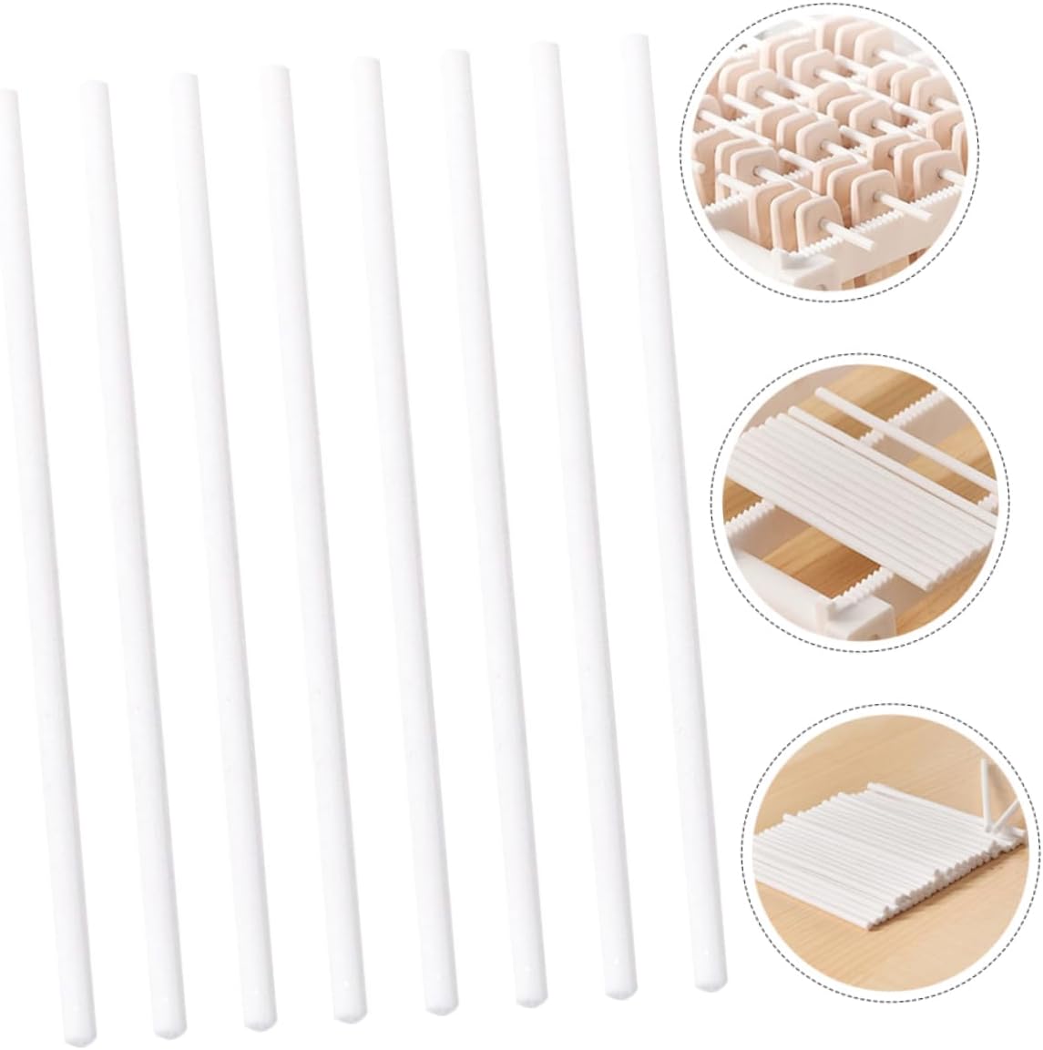 CIMAXIC 32pcs Kiln for Ceramics Accessories Hanging Burning Sticks Kiln Hanging Rods Firing Tools Pottery Rods DIY Art Supplies Kit