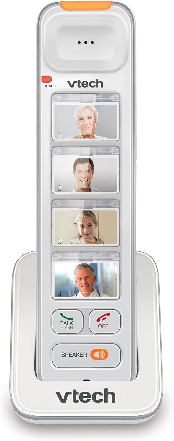 VTech SN5307 Amplified Photo Dial Additional Handset with Big Buttons, Large Display & 4 Photo Speed Dials for SN5127 & SN5147 Senior Phones by VTech - Image 7