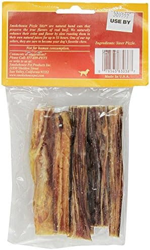 (3 Pack) Smoke House Beef Pizzle Treat for Dogs, 4-Inch - 18 Pizzle Sticks Total image 4
