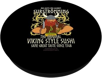 Surströmming Sour Herring Sweden Viking Sushi Surströmming PopSockets Swappable PopGrip