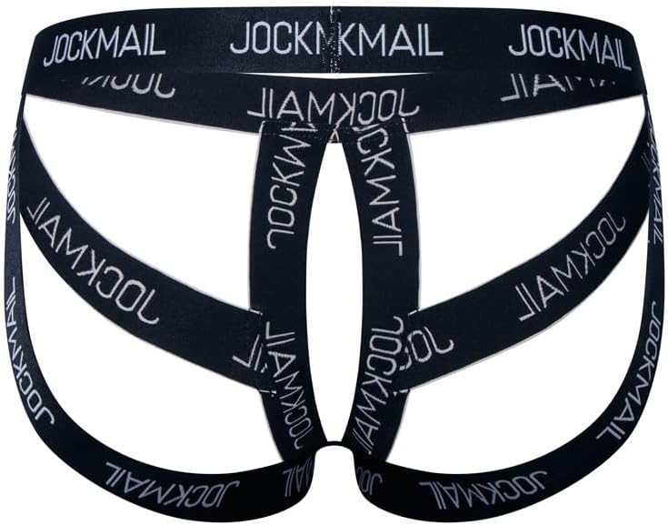 JOCKMAIL Men's Jockstrap Underwear Jock Strap Thongs Athletic Supporters Jockstraps for Men