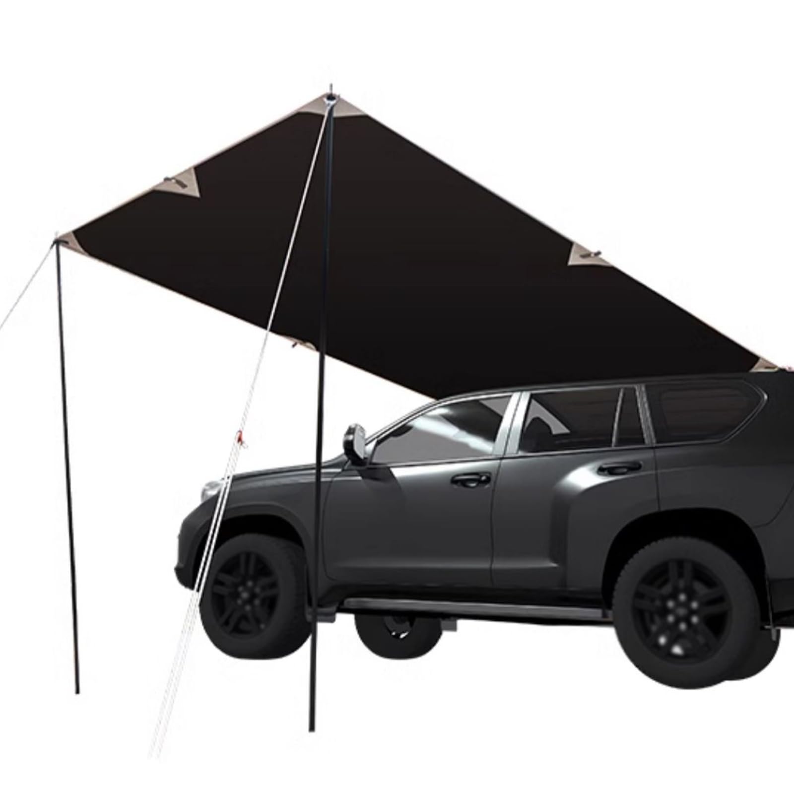 Toldo Coche Portátil, Toldo Caravana, Toldo Furgoneta Camper, Toldo Camper, Liviano y Duradero, Múltiples Formas de Instalación, Sin Restricciones en el Tipo de Vehículo