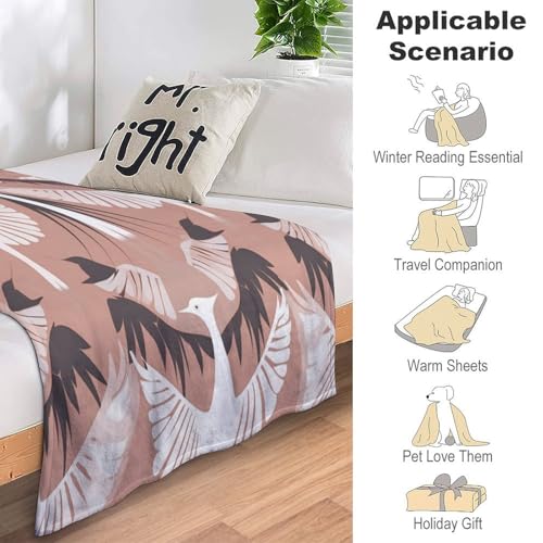 Jeté en flanelle super douce et chaude avec pompons décoratifs - 6