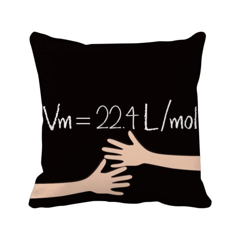 Coussin kowledge volume molaire du gaz déco science en coton pour salon
