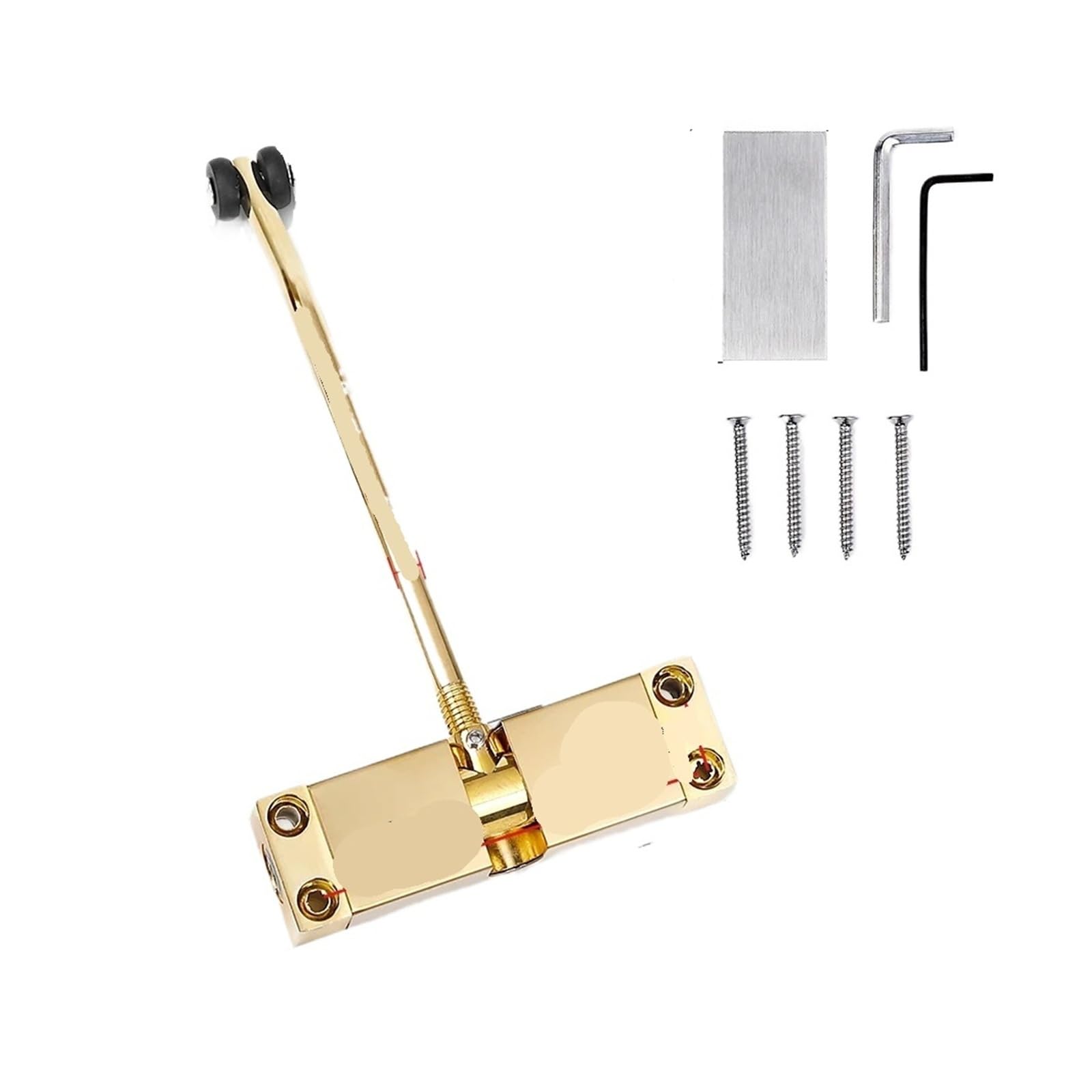 Hardware chiudiporta for mobili con chiusura automatica a molla regolabile(Gold)