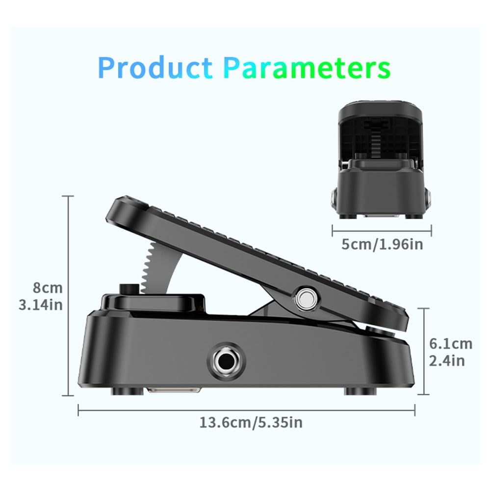 1 Neues 2-In-1-Volumen/Expression-Pedal für Fußpedal Ohne Netzteil Erforderte Direkt