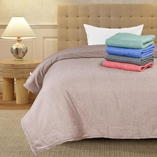 Image of CHANDRAVATI Stylish Polar Fleece Single Bed AC Fleece Wool Blanket - 58x88 Inch || Skin Friendly || (40, Self)
