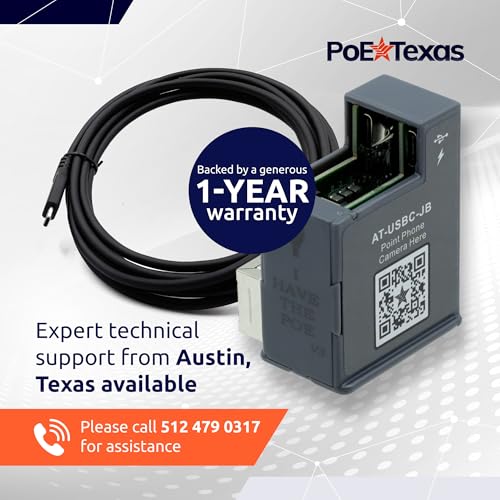 Adaptador PoE+ a USB-C Power Delivery para ampliación de carga y datos en tabletas 7