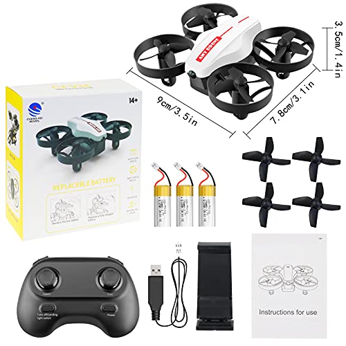 Lunriwis Mini Drohne für Kinder und Anfänger, RC Drone mit Kamera, Quadrocopter Mini Helikopter mit 3 Akkus für 30… – Bild 8