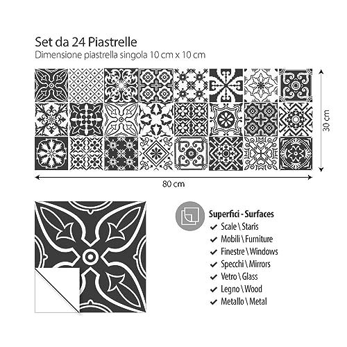 RE-COVERTILES, Tile Stickers for Bathroom and Kitchen 24 Pcs 10x10 cm - Image 3