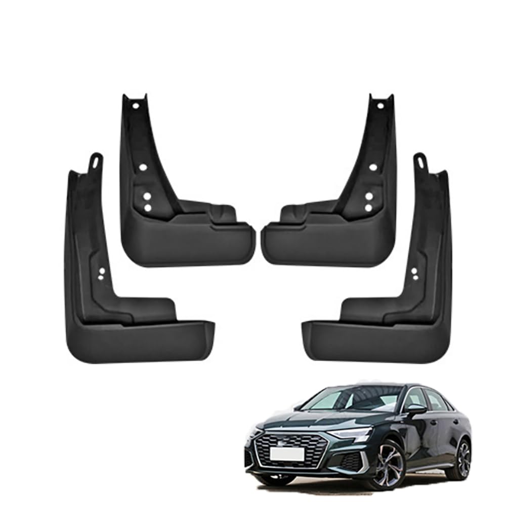AMHVMU 4pcs Mud Flaps for Audi A3(Sedan - Sport Version) 2021