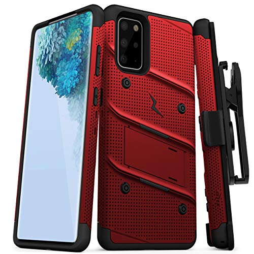 ZIZO Bolt Series for Galaxy S20 Plus Case with Kickstand Holster Lanyard