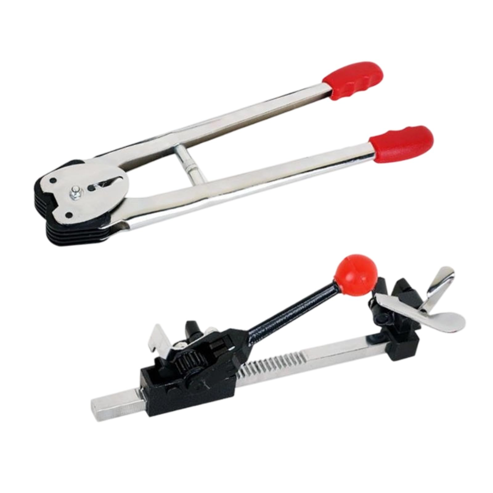 Kit Tendireggia Manuale Professionale Kit di Reggiatura con Tenditore Robusto Utensile per detti All'imballaggio, Rinforzato Modello Pesante Set Completo