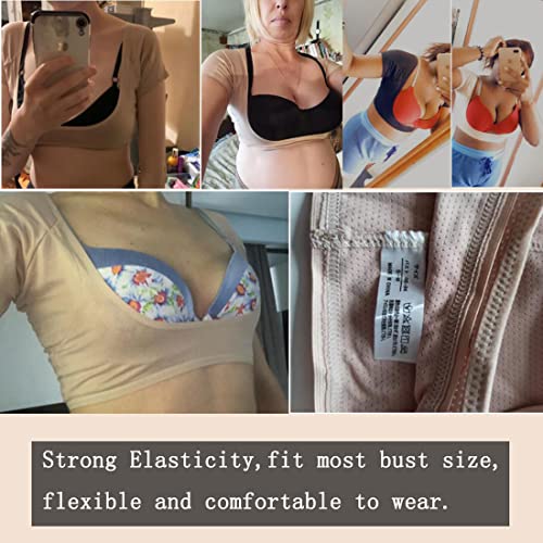 iphree 2 Pack Underarm Sweat Pads Sweat Guard Shirt for Women Reusable Armpit Sweat Pads Sweat Shield Underwear Vest - Image 6
