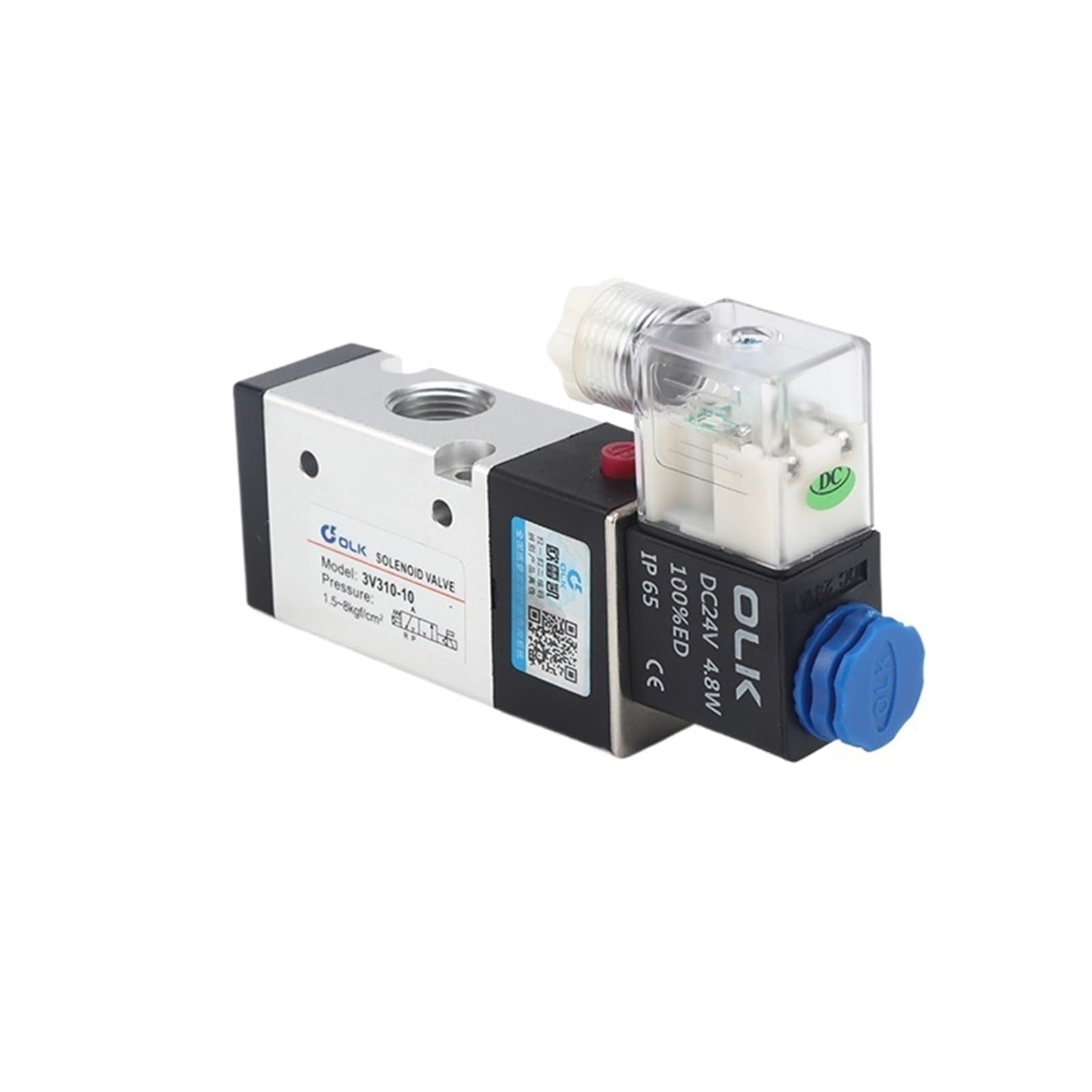 Électrovanne 3V310-10-NC contre les chutes de pression, vanne 3/8" normalement fermée DC12V