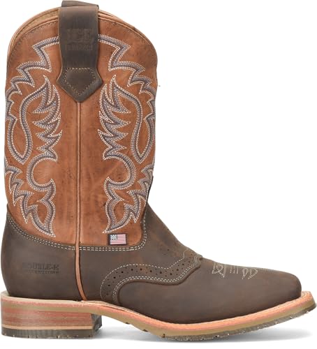 DOUBLE-H Mens 11" Soft Toe Square Toe Roper Western Boot, Durable Leather Boots for All-Day Comfort and Style2