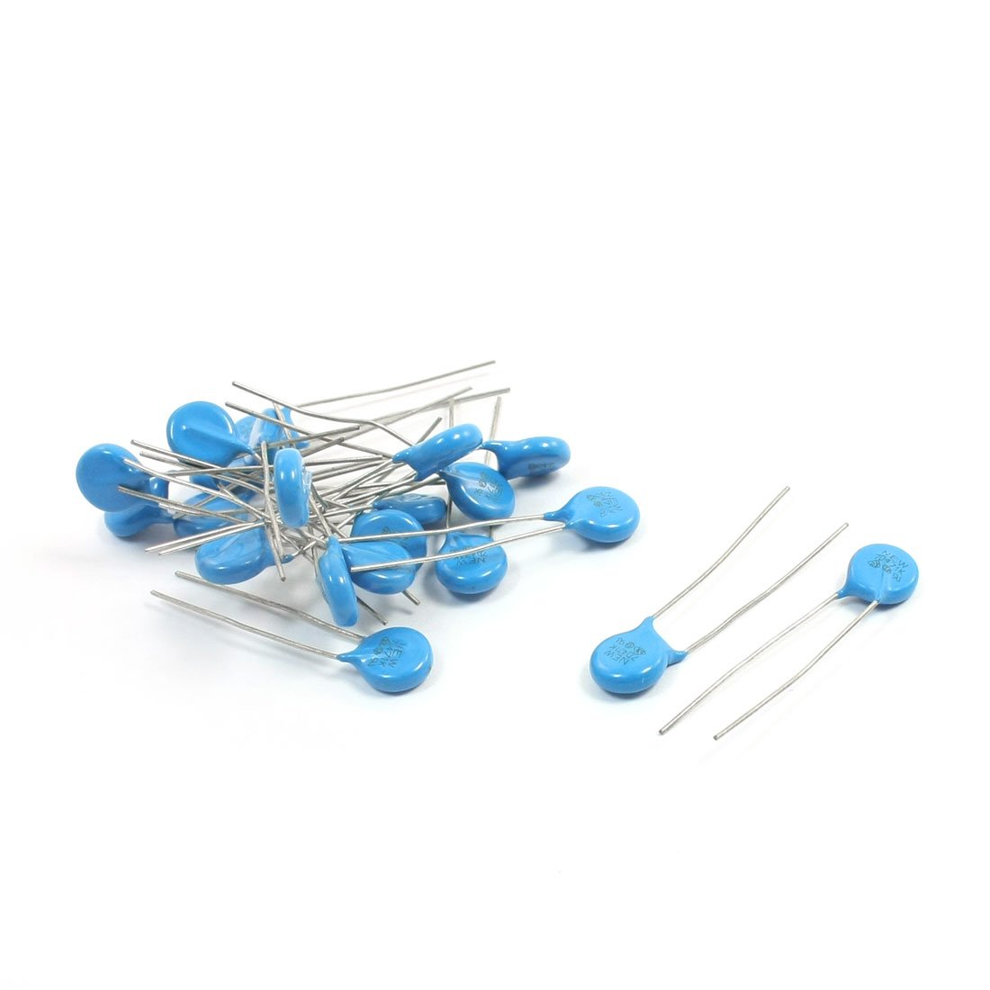 Uxcell Blue/Silver Sourcingmap 20 Pcs 07D471k 07D-471K 7D471k Ac 470V 8Mm Radial Lead Disc Varistors