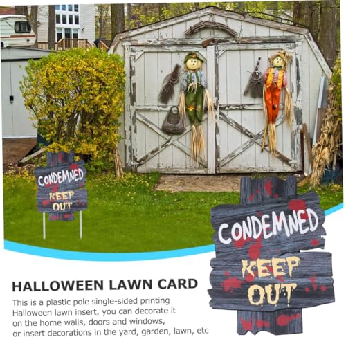Panneaux Halloween Rigides : Solution Déco Résistante pour Pelouses et Jardins - 7