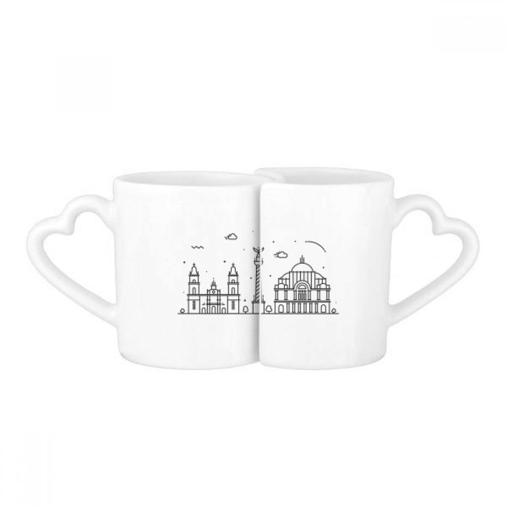 Mug Mexique en céramique blanche pour préserver la chaleur