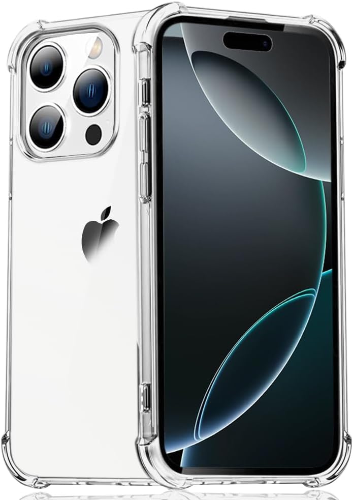 Melomon Case for iPhone 16 Pro Max, Advanced Airbag Drop Protection, Transparent Hard Back PC & Shoc… Melomon Case for iPhone 16 Pro Max, Advanced Airbag Drop Protection, Transparent Hard Back PC & Shoc…
