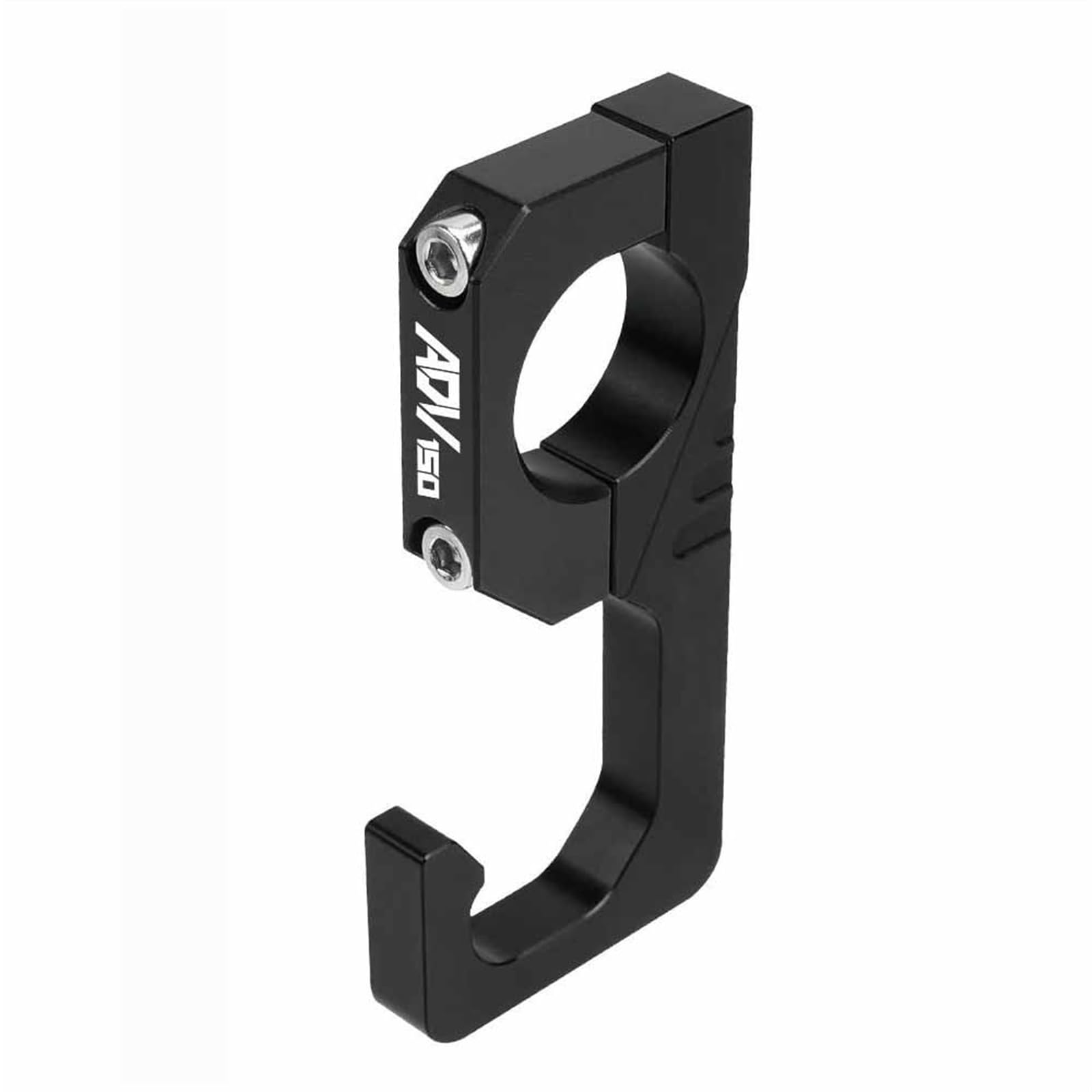 Gancho de aluminio negro para transporte de equipaje en ADV 150 5