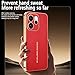 PAIYOTENG Leather Case for Oppo Reno 15 Pro Cover, Litchi Texture PU Leather Electroplated Frame Phone Case Shockproof Anti-Slip for Men Protective Cover Compatible with Oppo Reno 15 Pro Shell (Red)